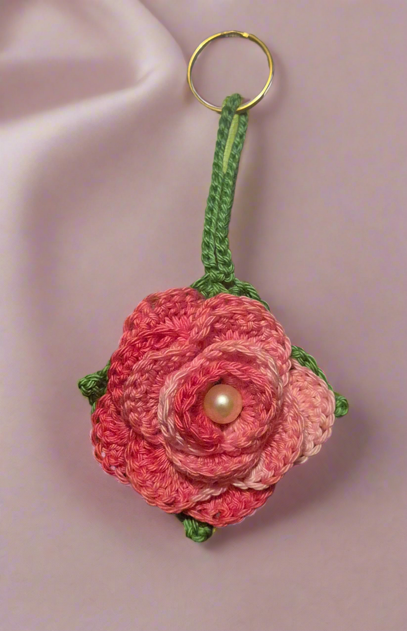 Porte-clé Roses dégradé de couleurs