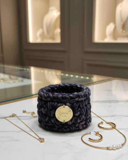 🧺 Panier a bijoux léopard