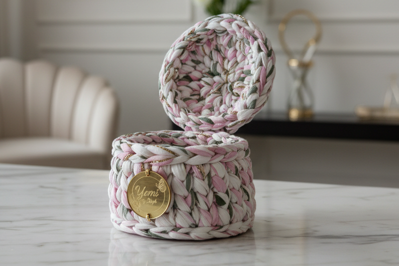 🧺 Panier à Bijoux Fleurs de printemps