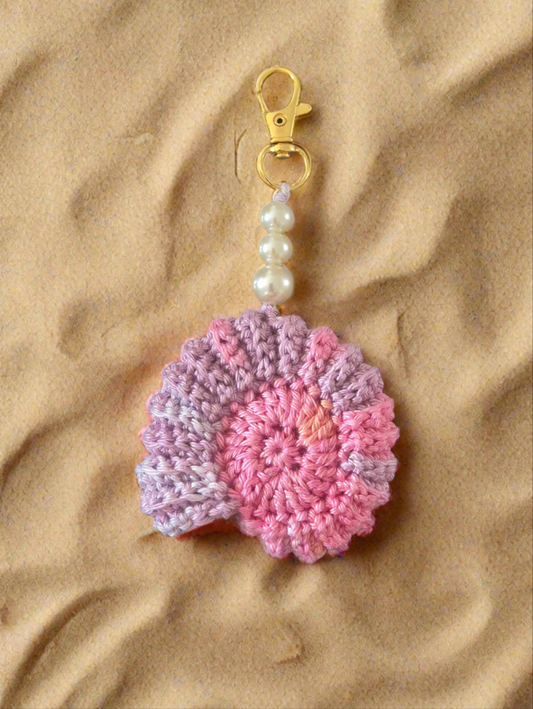 Porte-clés Coquillages dégradé de couleurs