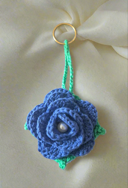 Porte-clés Roses couleurs unies