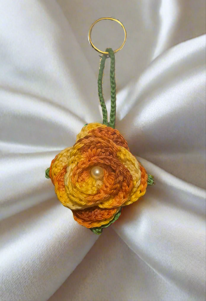 Porte-clé Roses dégradé de couleurs