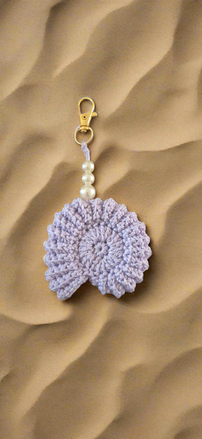 Porte-clés Coquillages couleurs unies