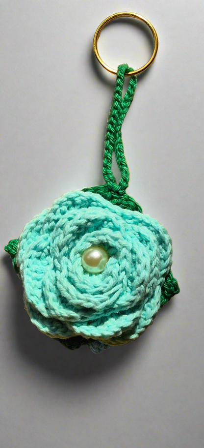 Porte-clés Roses couleurs unies