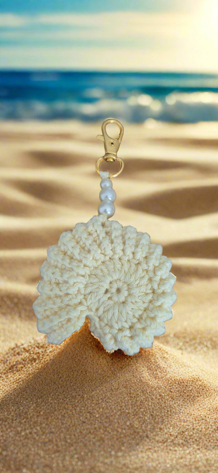 Porte-clés Coquillages couleurs unies