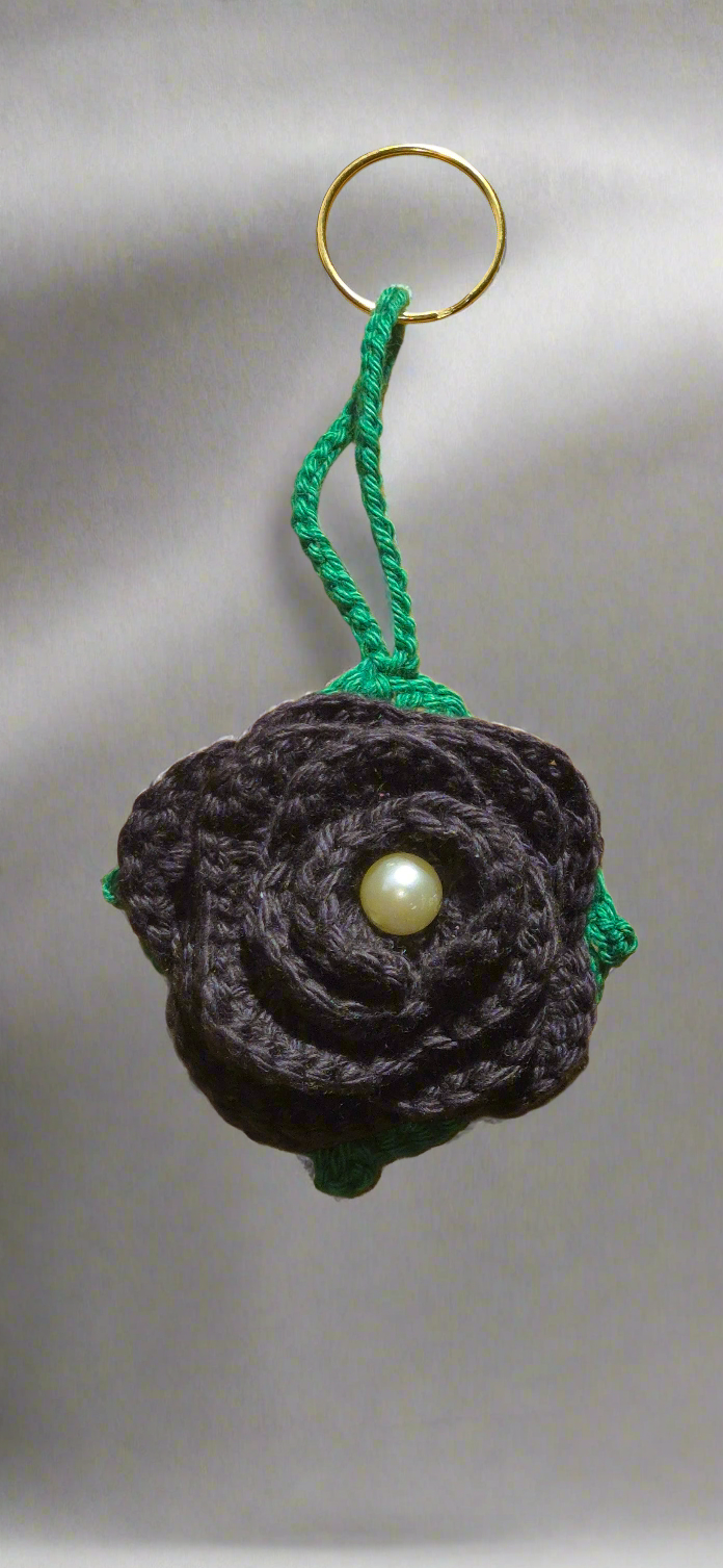 Porte-clés Roses couleurs unies