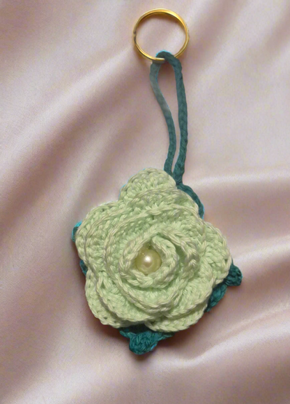 Porte-clés Roses couleurs unies