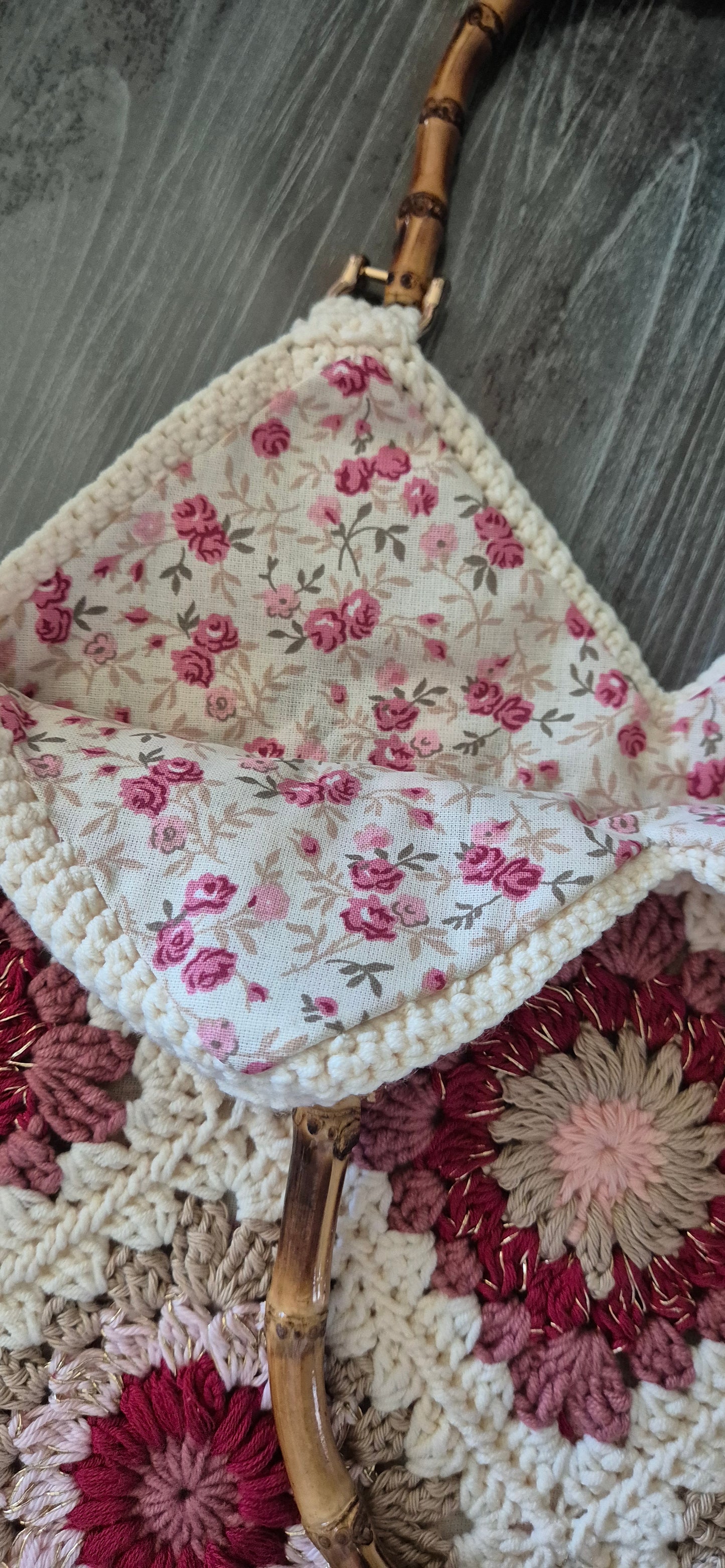 Sac Miss Granny Flowers