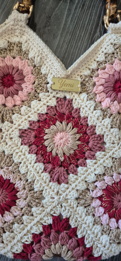 Sac Miss Granny Flowers