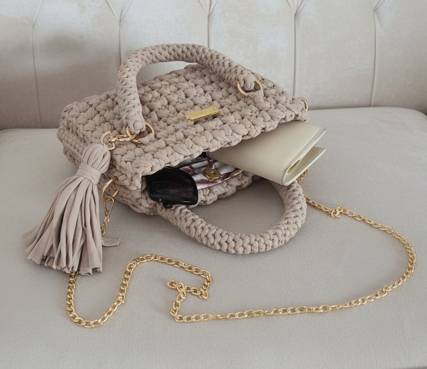 Sac ÉLYA Beige🤍 – Élégance douce & artisanale