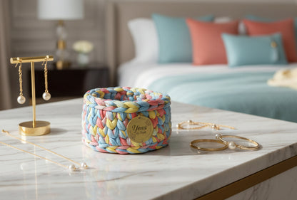 🧺 Panier à bijoux pastel