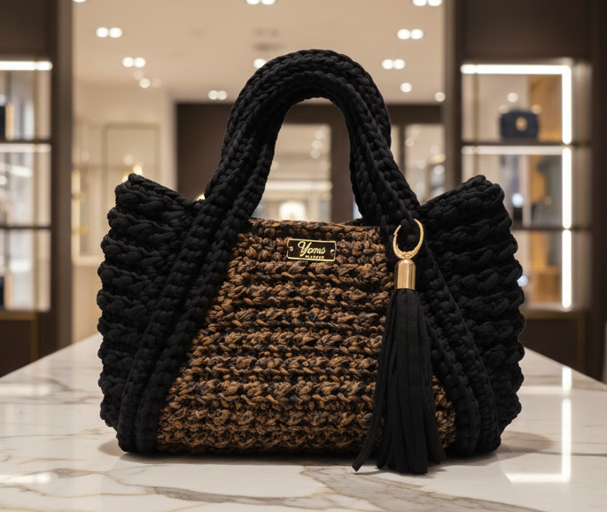 Sac Clara – Sac à main artisanal tressé chic grande capacité