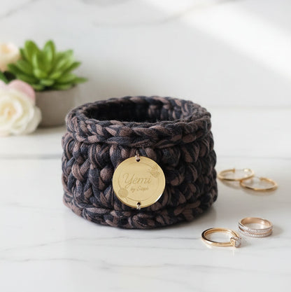 🧺 Panier a bijoux léopard