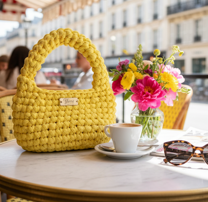 👜 Mini Egg Bag – Jaune Poussin