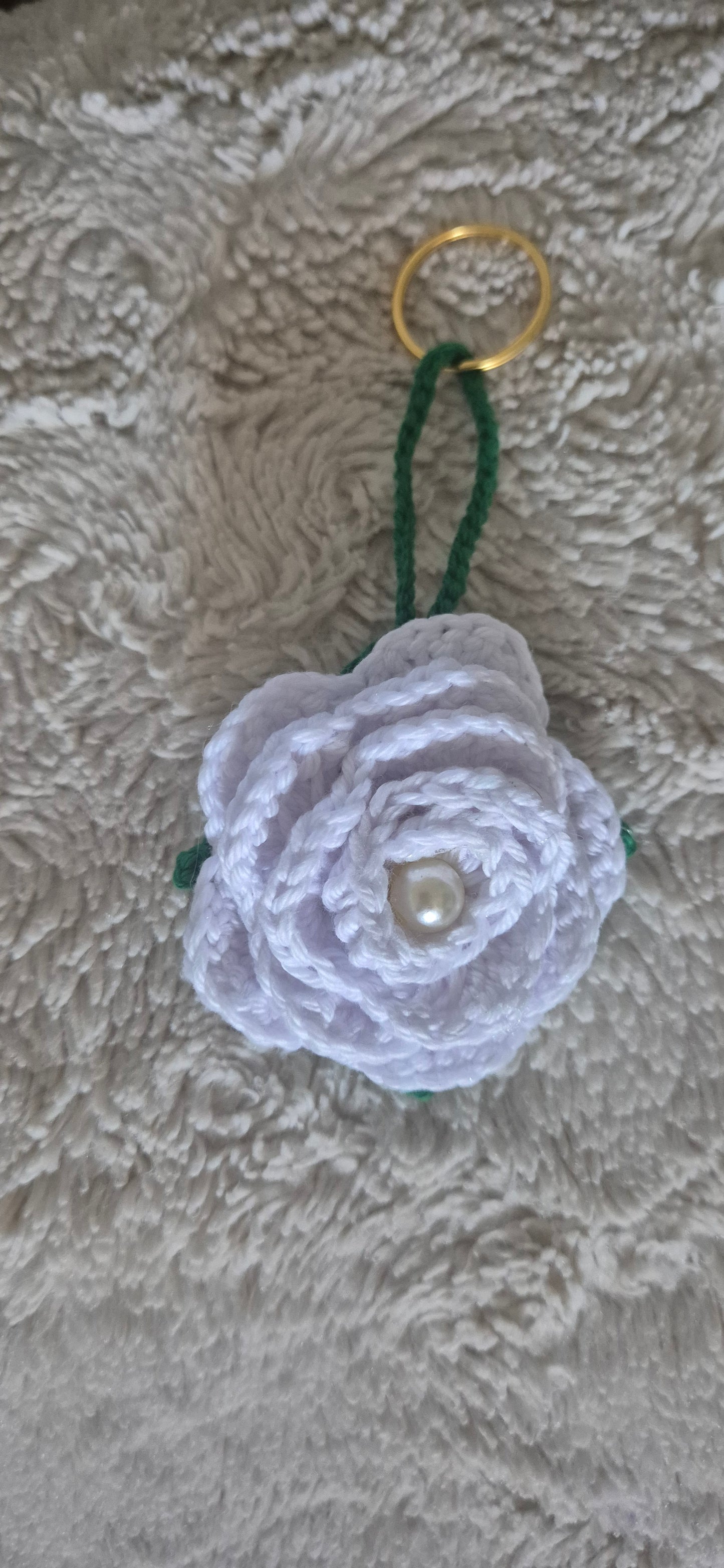 Porte-clés Roses couleurs unies