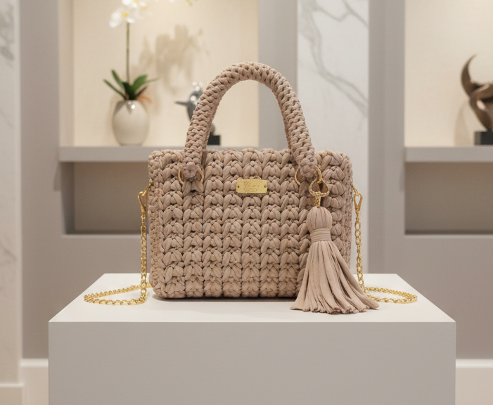 Sac ÉLYA Beige🤍 – Élégance douce & artisanale