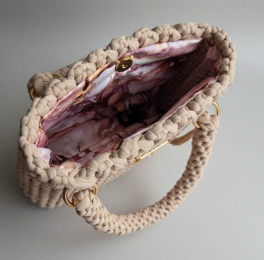 Sac ÉLYA Beige🤍 – Élégance douce & artisanale